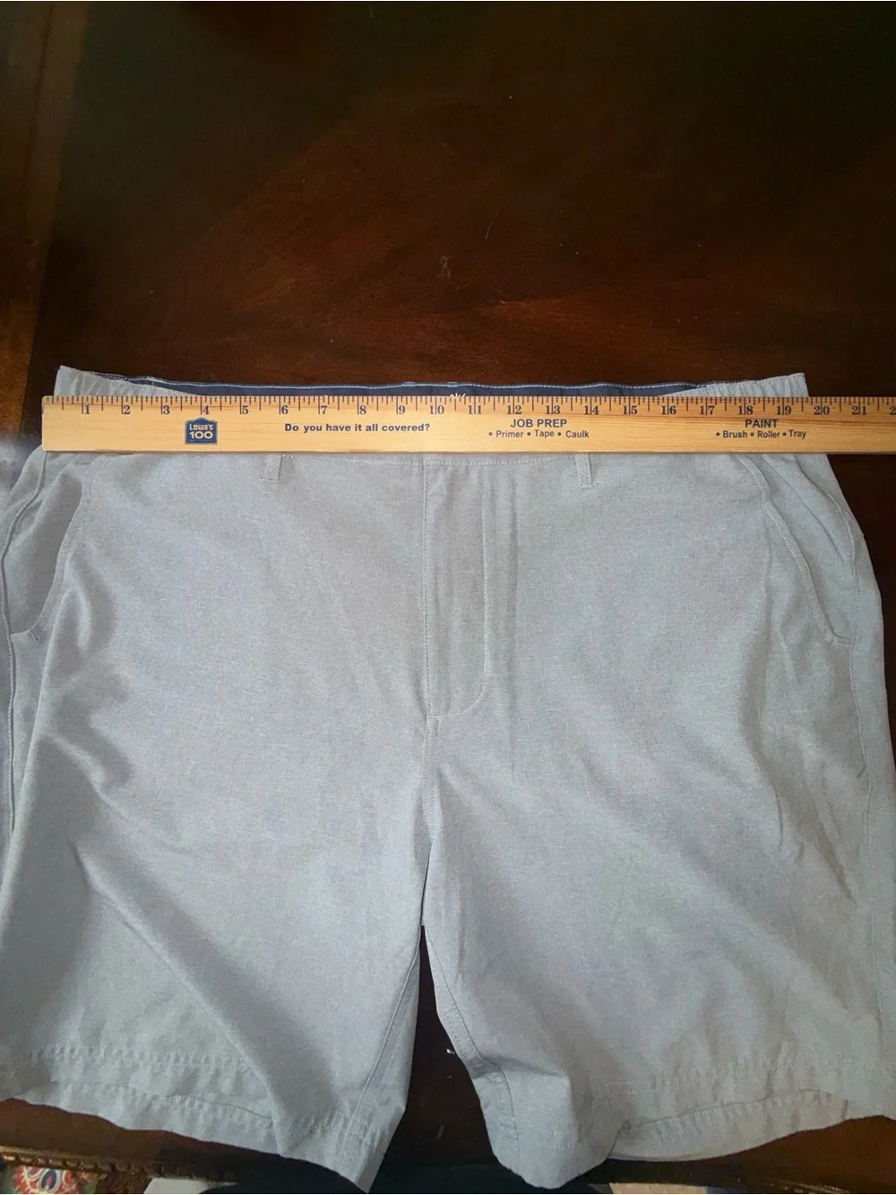 Fish Hippie Waterside Tech Shorts Mens 40 Gray Performance Stretch Quick Dry